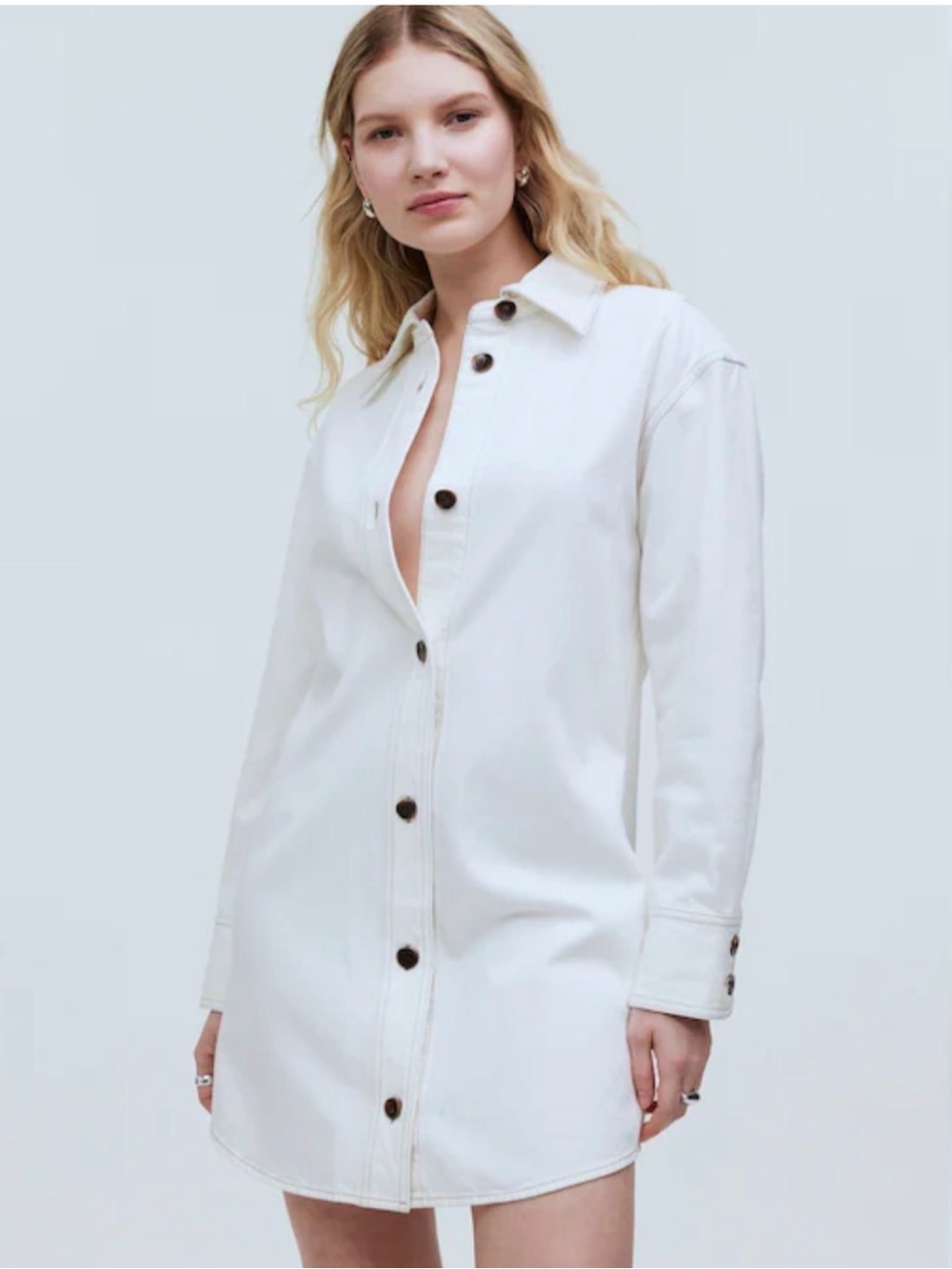 Madewell Oversized Mini Shirtdress